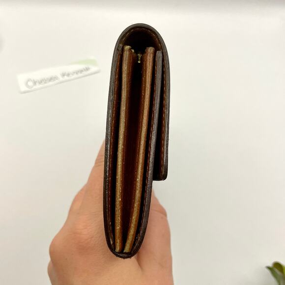 Louis Vuitton Long Sarah Large Monogram Canvas Wallet Vintage - Picture 3 of 16